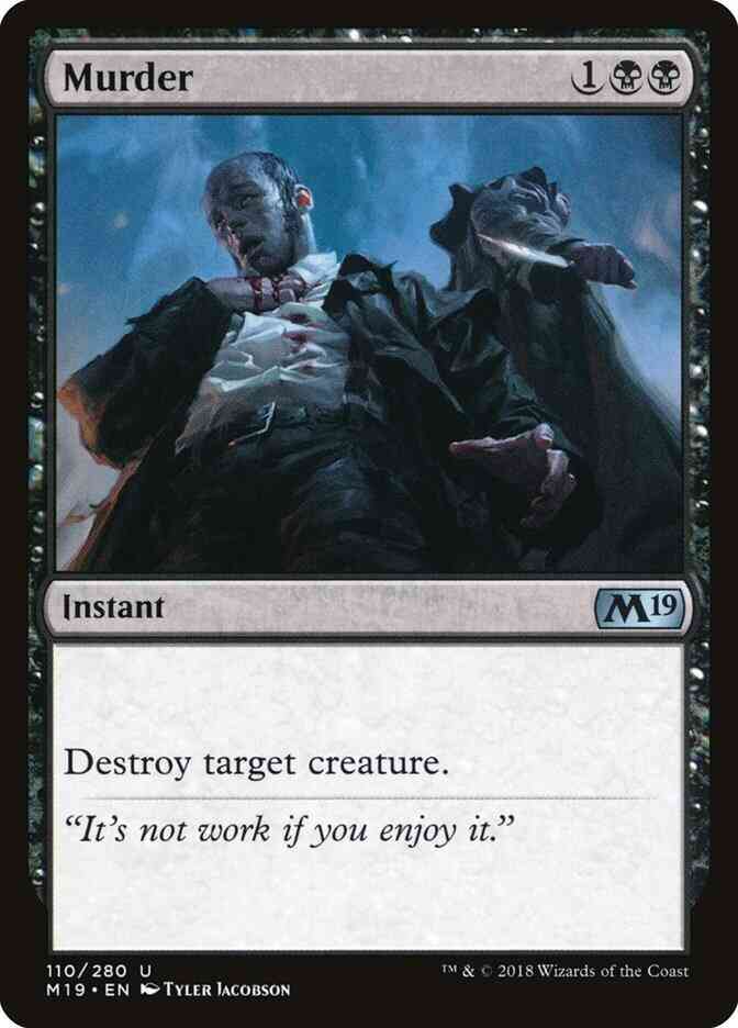 Murder [110] [Core Set 2019] [Non-Foil]