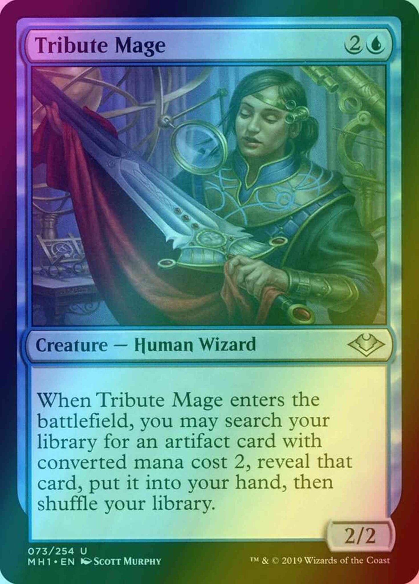 Tribute Mage [73] [Modern Horizons] [Foil]