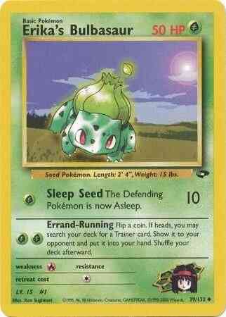 Erika's Bulbasaur - 39/132 - Uncommon - Unlimited [gym2U-39] [Non-Holo]