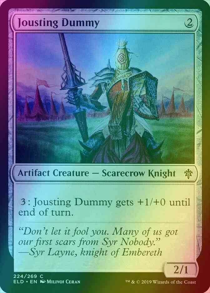 Jousting Dummy [224] [Throne of Eldraine] [Foil]