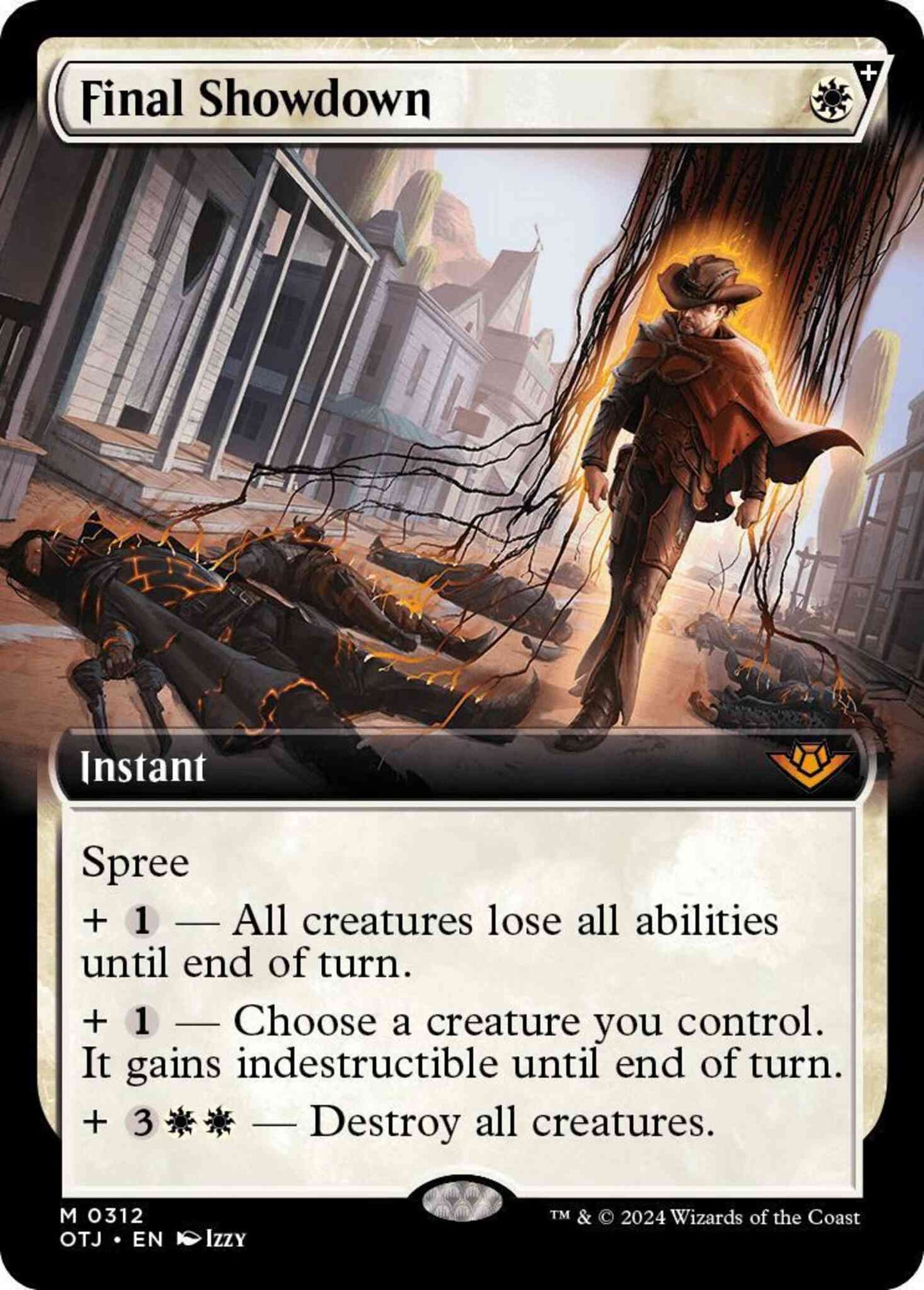 Final Showdown [312] [Extended Art] [Outlaws of Thunder Junction] [Non-Foil]