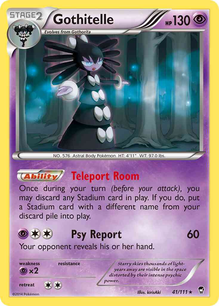 Gothitelle - 41/111 - Rare [xy3-41] [Non-Holo]