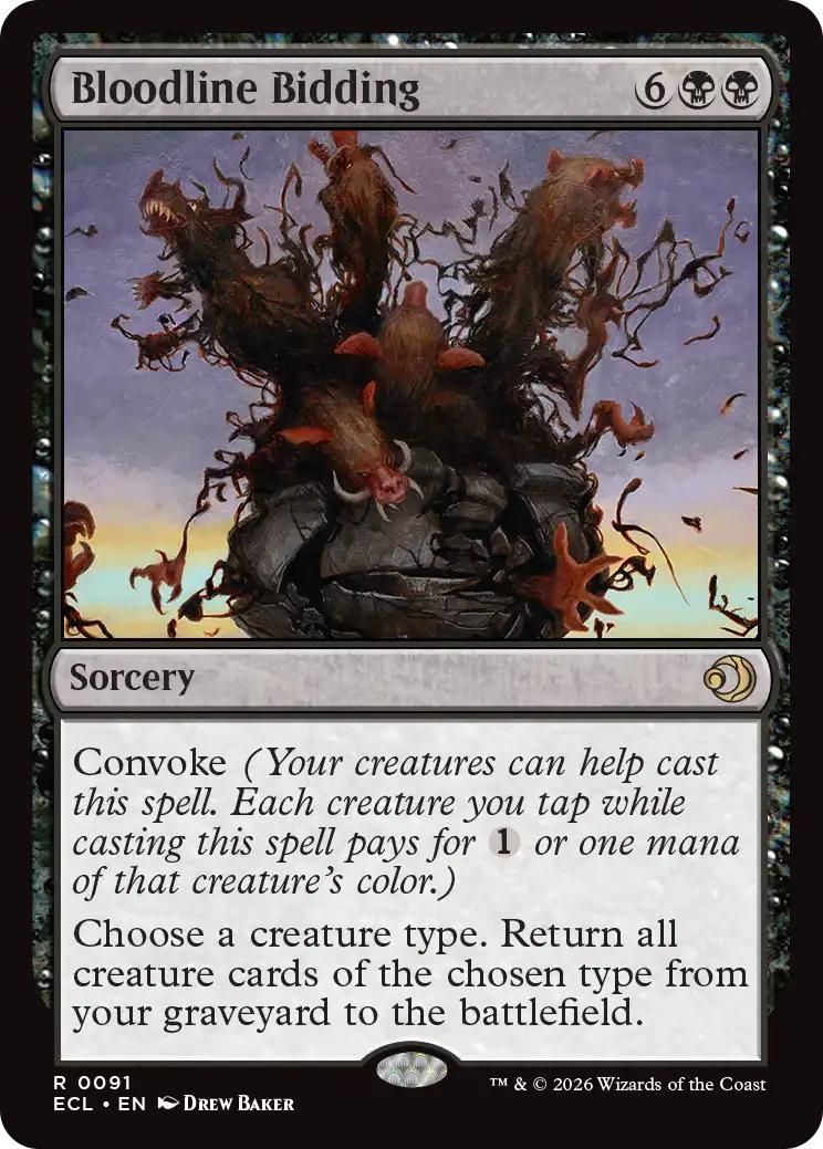 Bloodline Bidding [91] [Lorwyn Eclipsed] [Non-Foil]