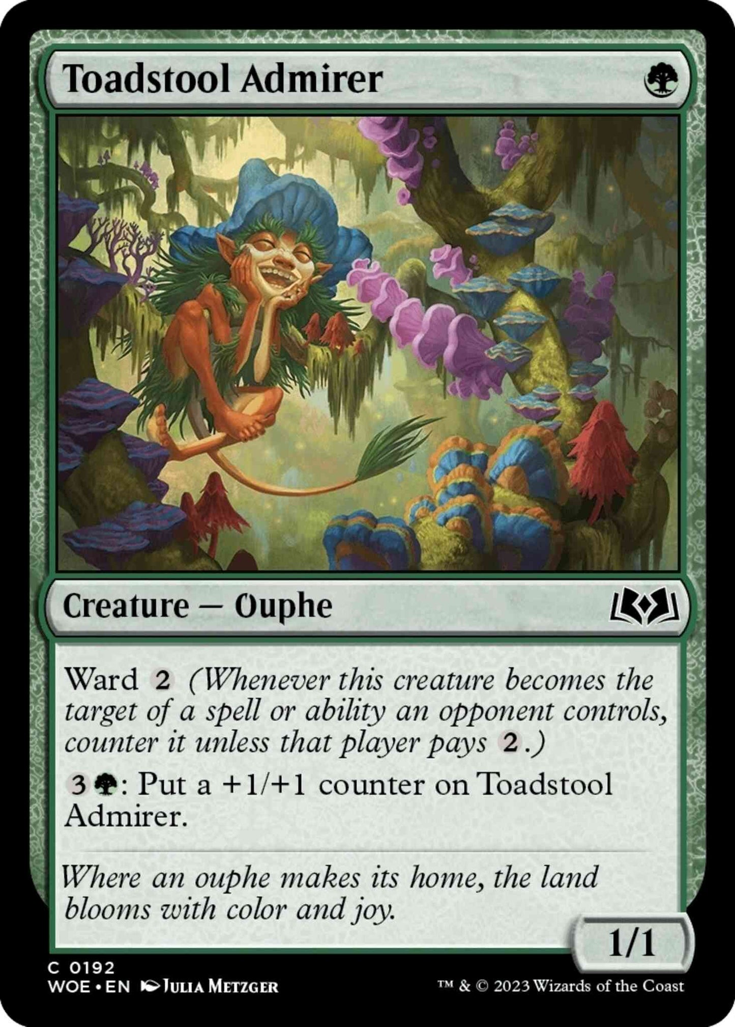 Toadstool Admirer [192] [Wilds of Eldraine] [Non-Foil]