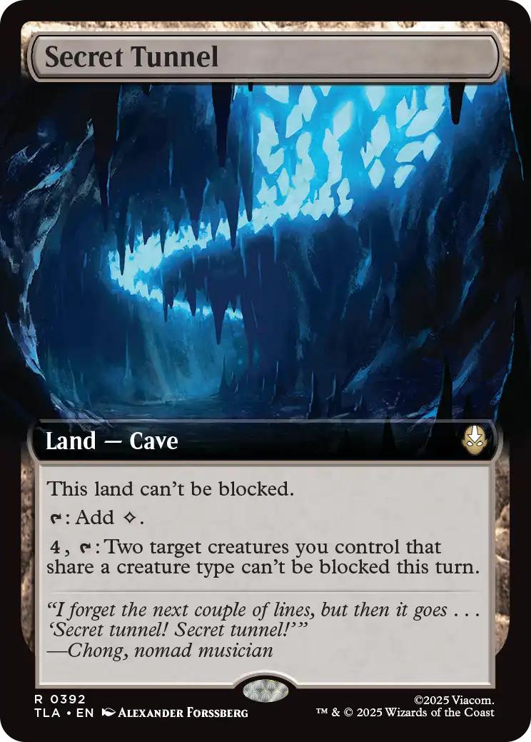 Secret Tunnel [392] [Extended Art] [Avatar: The Last Airbender] [Non-Foil]