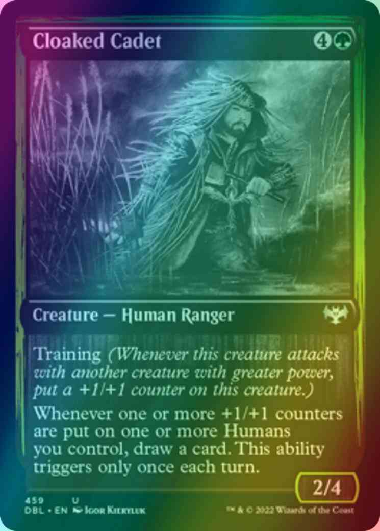 Cloaked Cadet [459] [Innistrad: Double Feature] [Foil]