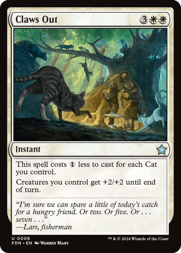 Claws Out [6] [Foundations] [Non-Foil]