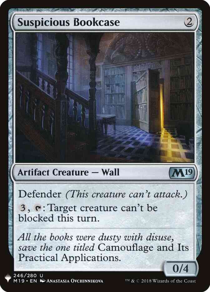 Suspicious Bookcase [M19-246] [The List] [Non-Foil]