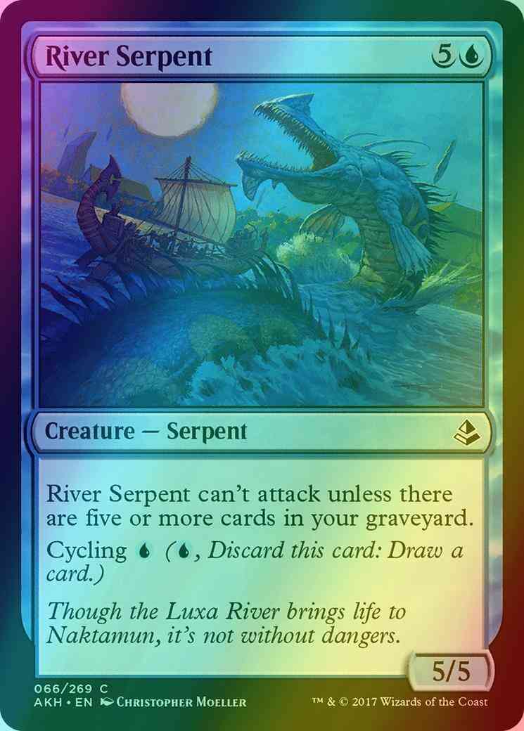 River Serpent [66] [Amonkhet] [Foil]