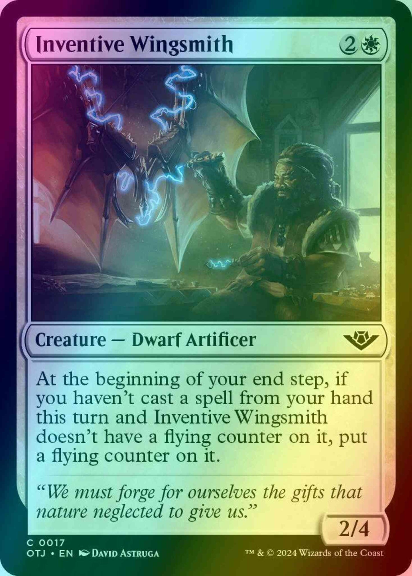 Inventive Wingsmith [17] [Outlaws of Thunder Junction] [Foil]