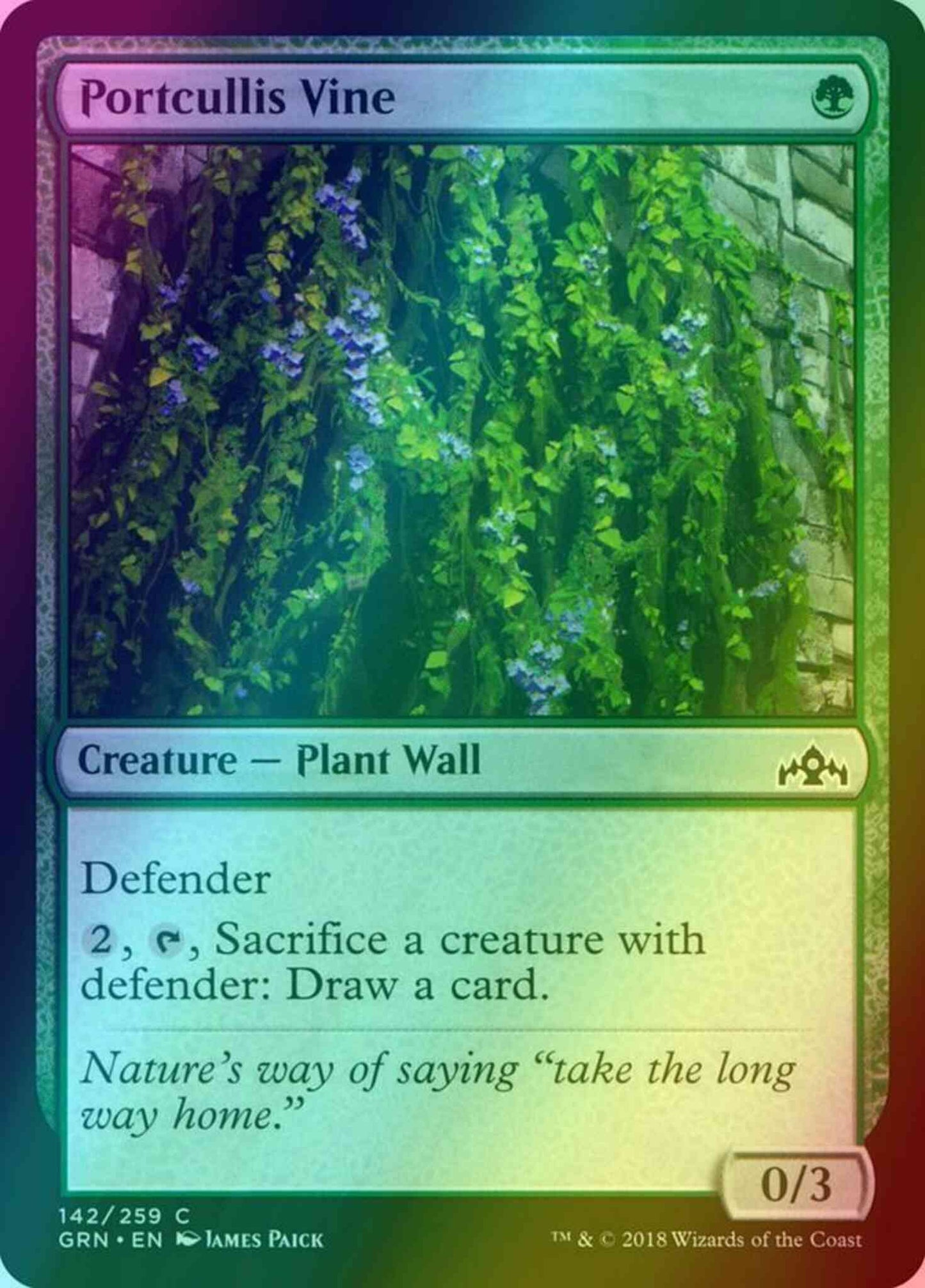 Portcullis Vine [142] [Guilds of Ravnica] [Foil]