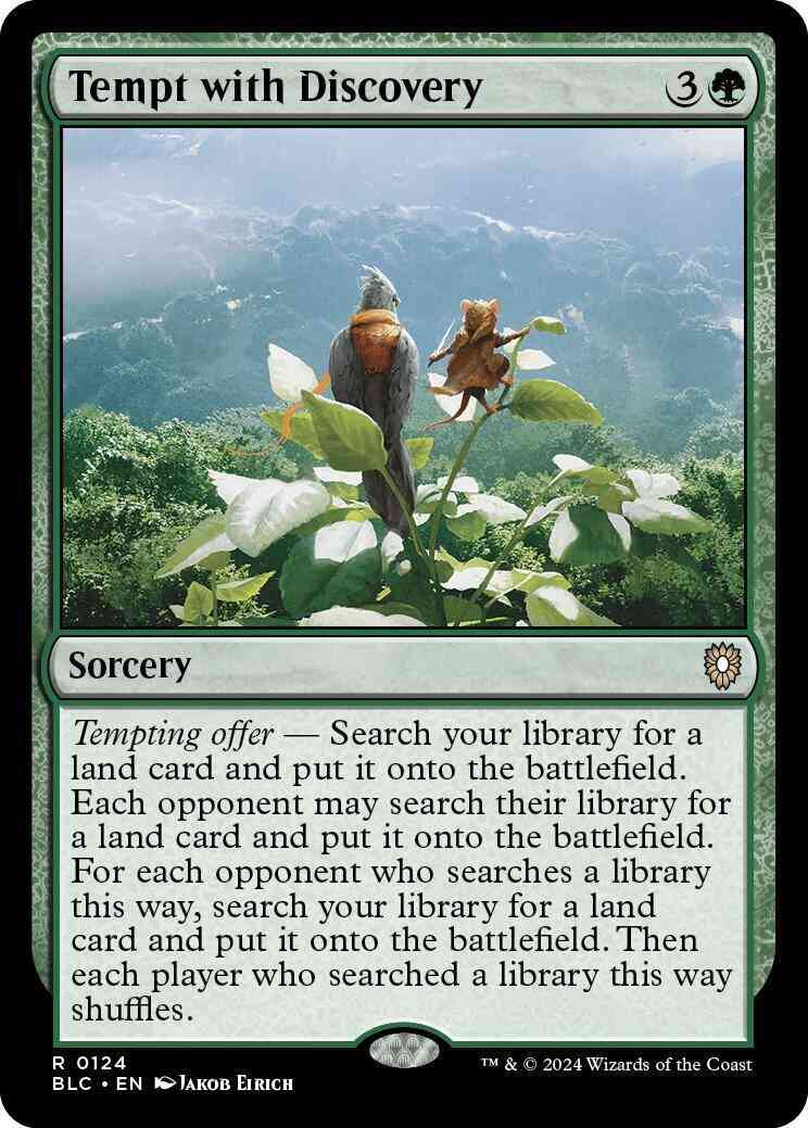 Tempt with Discovery [124] [Bloomburrow: Commander] [Non-Foil]