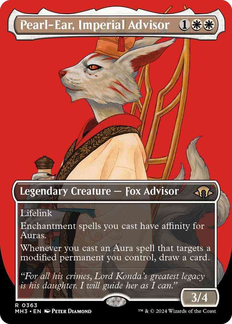 Pearl-Ear, Imperial Advisor [363] [Borderless] [Profile] [Modern Horizons 3] [Non-Foil]