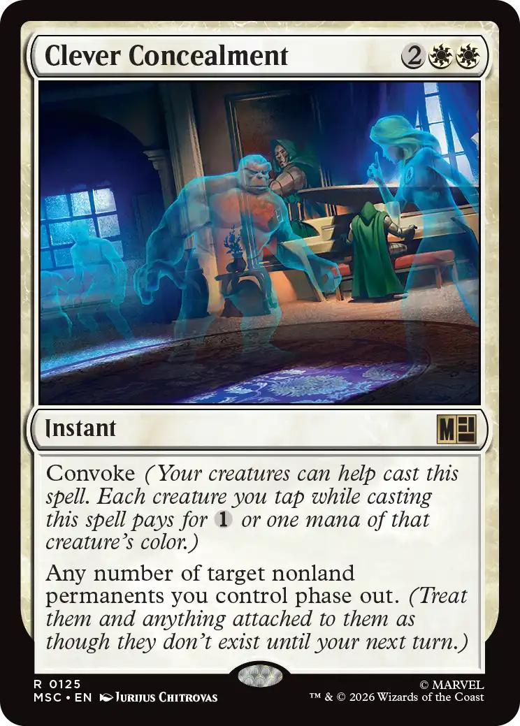 Clever Concealment [125] [Marvel Super Heroes: Commander] [Non-Foil]