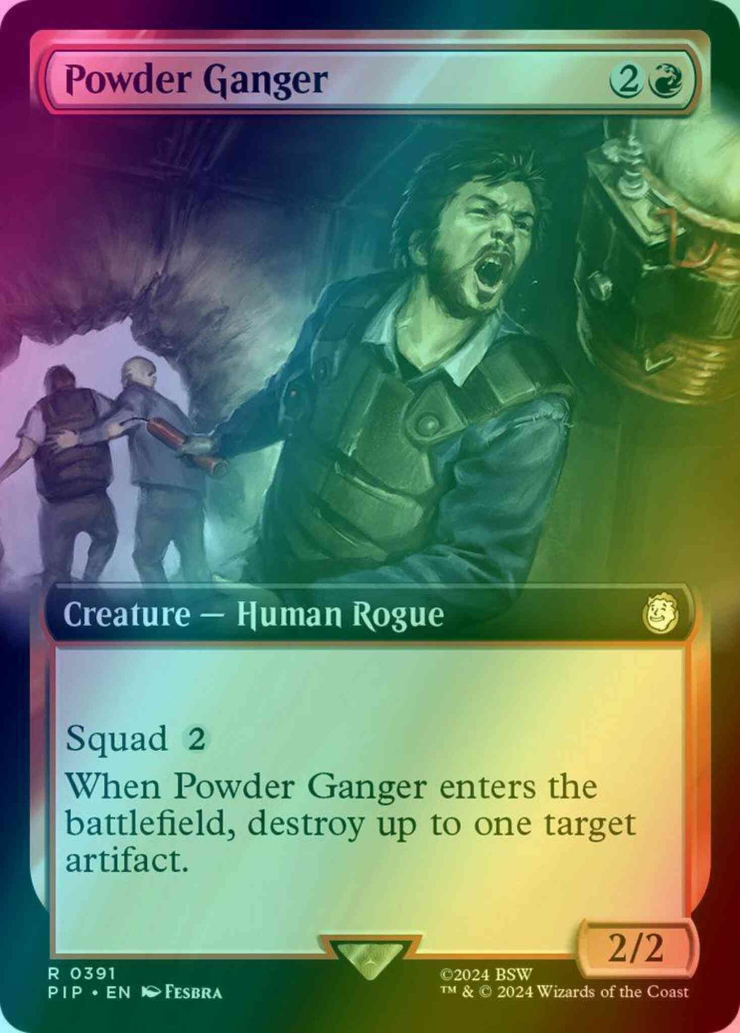 Powder Ganger [391] [Extended Art] [Fallout] [Foil]