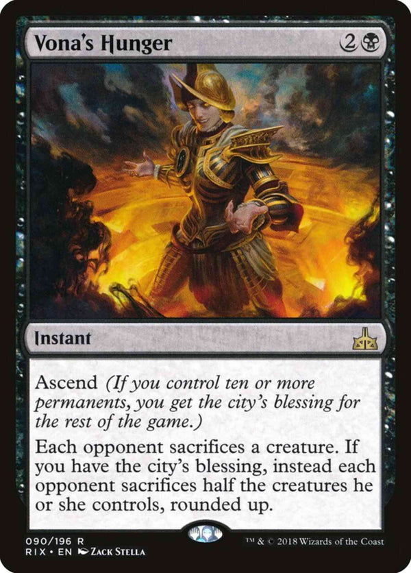 Vona's Hunger [90] [Rivals of Ixalan] [Non-Foil]