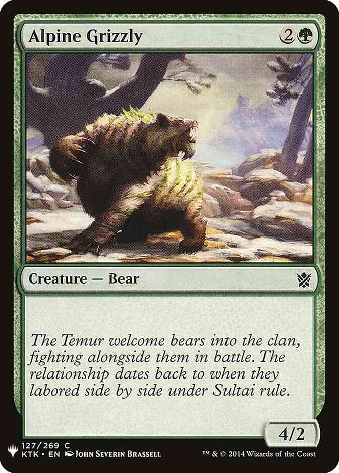 Alpine Grizzly [KTK-127] [The List] [Non-Foil]
