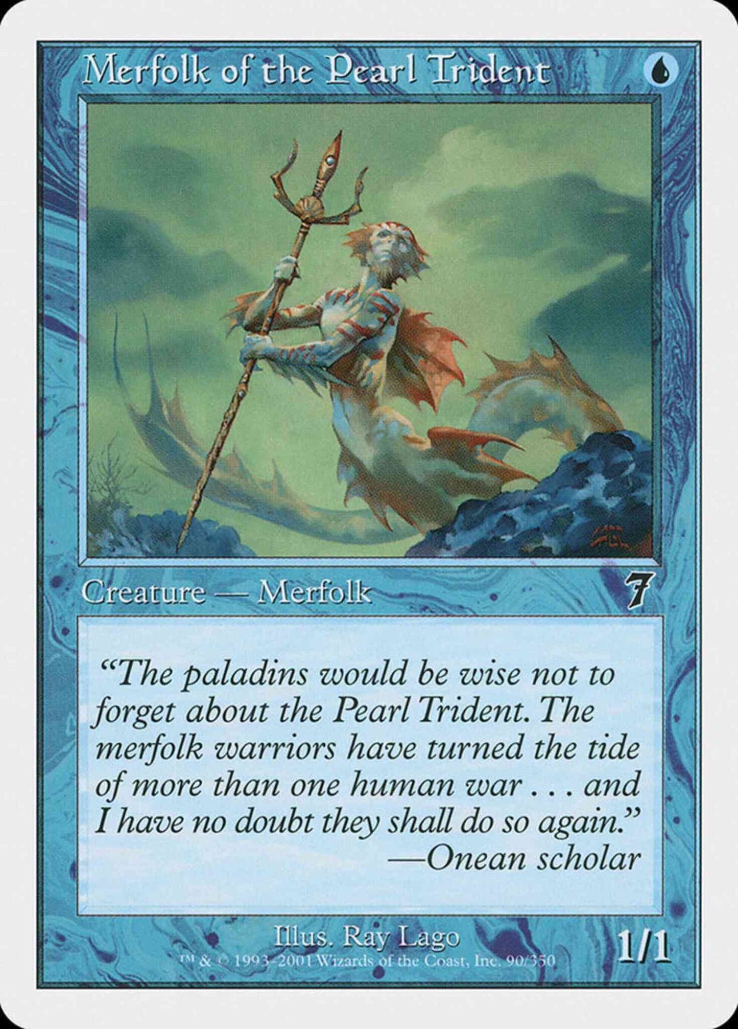 Merfolk of the Pearl Trident [90] [Seventh Edition] [Non-Foil]
