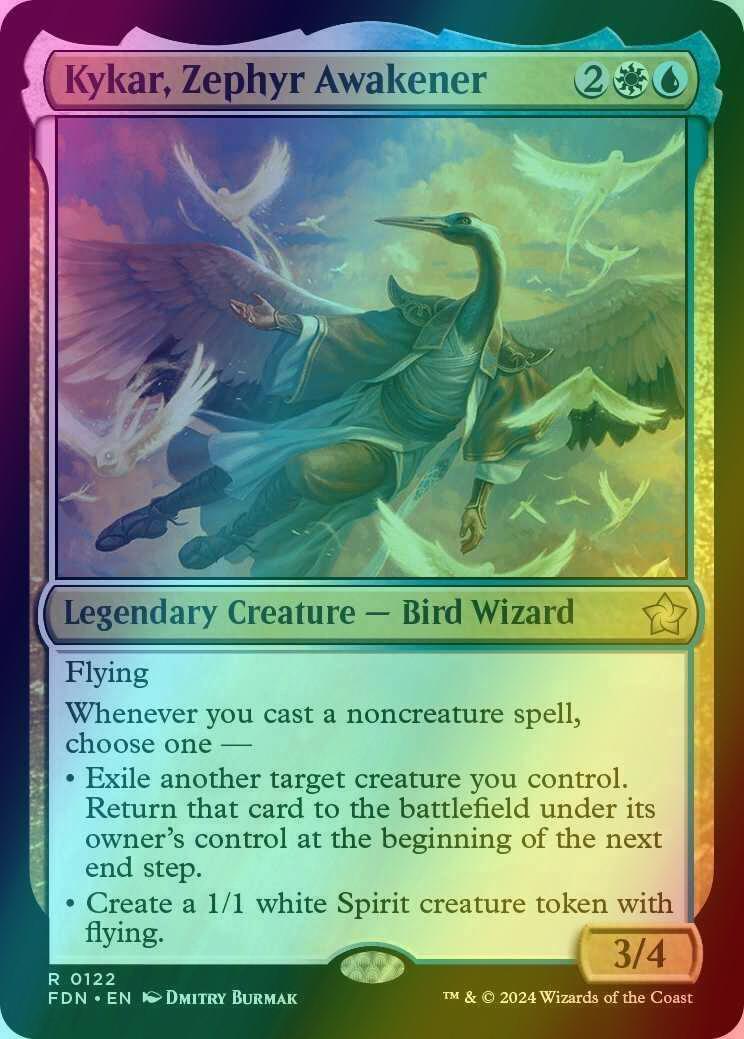 Kykar, Zephyr Awakener [122] [Foundations] [Foil]