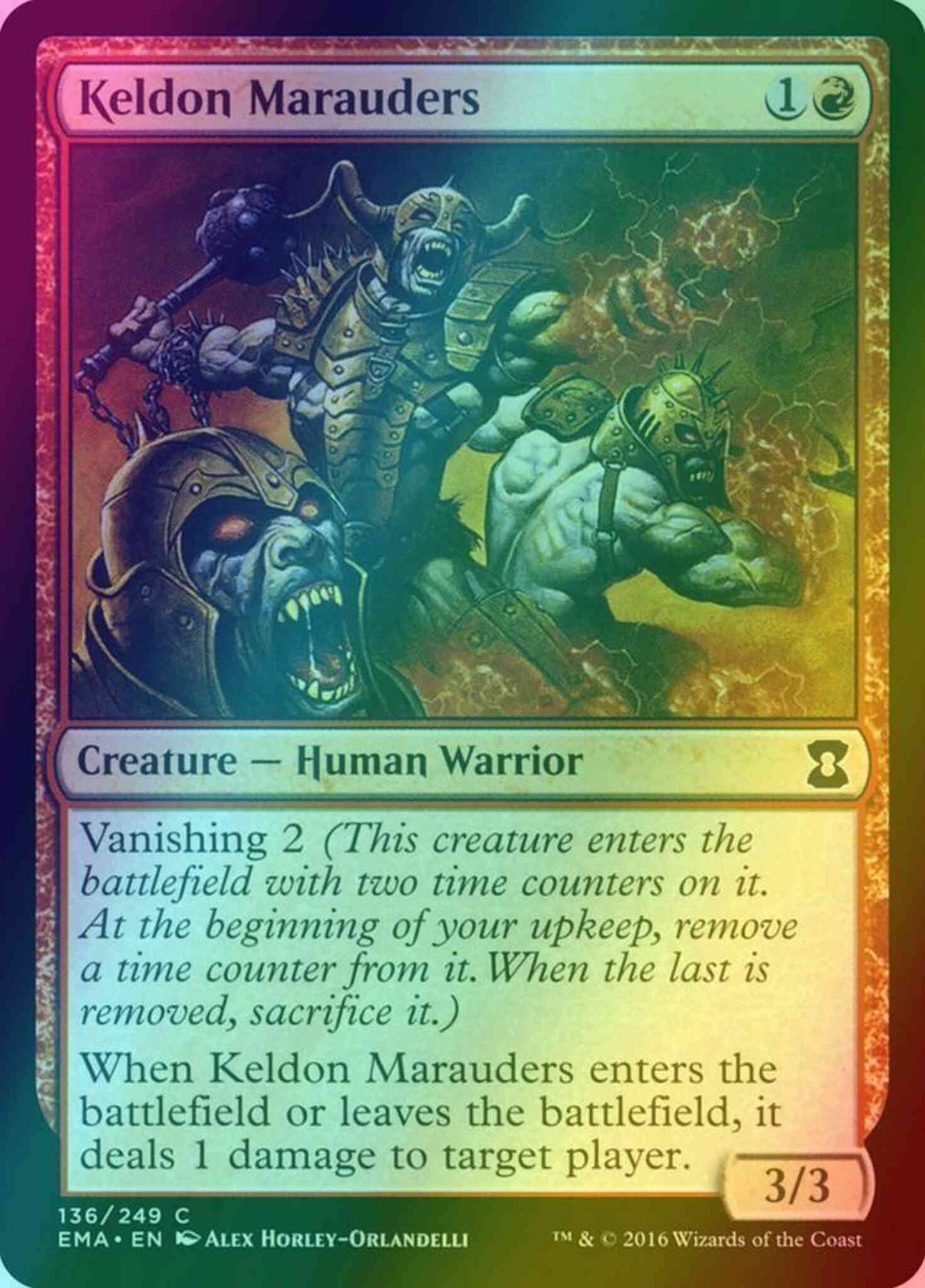 Keldon Marauders [136] [Eternal Masters] [Foil]