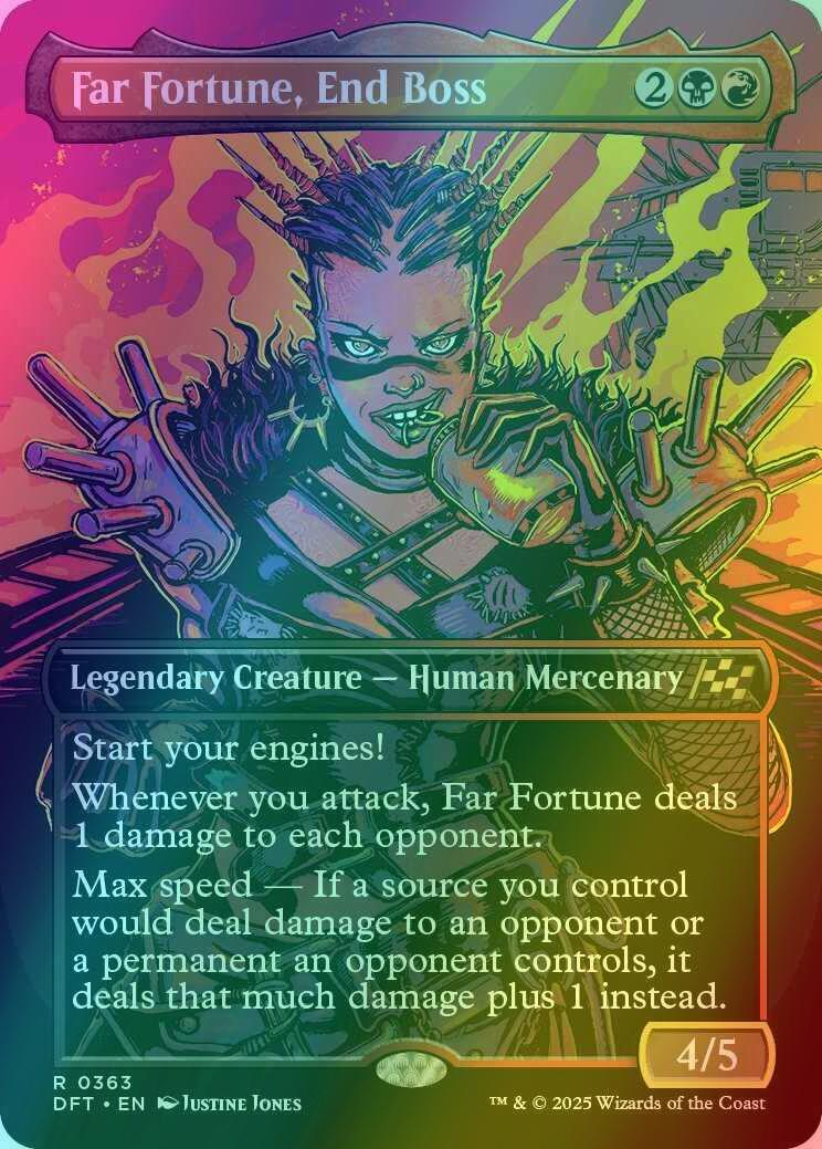 Far Fortune, End Boss [363] [Borderless] [Aetherdrift] [Foil]