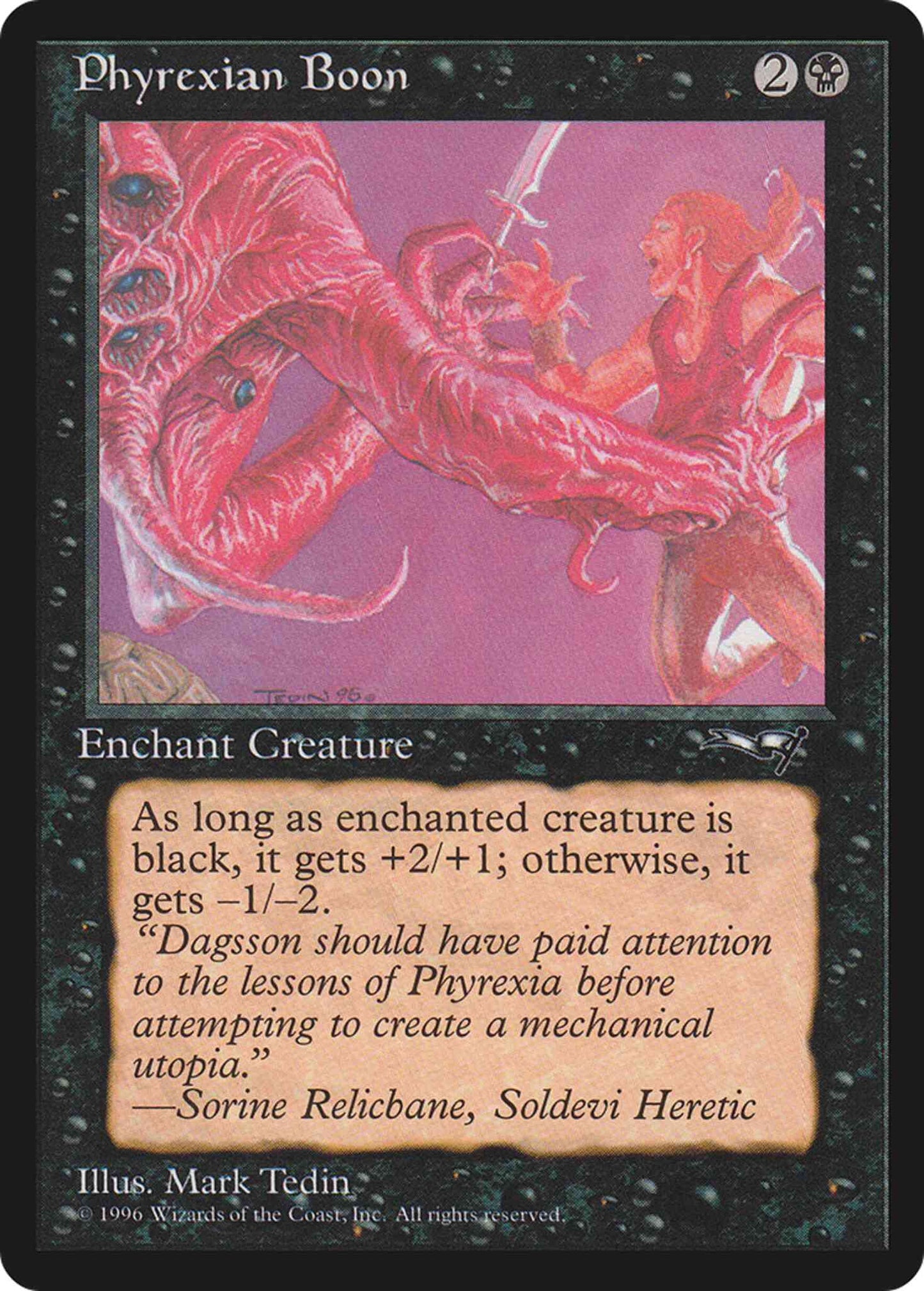 Phyrexian Boon [Male] [58b] [Alliances] [Non-Foil]