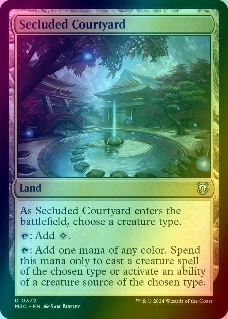 Secluded Courtyard [372] [Modern Horizons 3: Commander] [Ripple Foil]