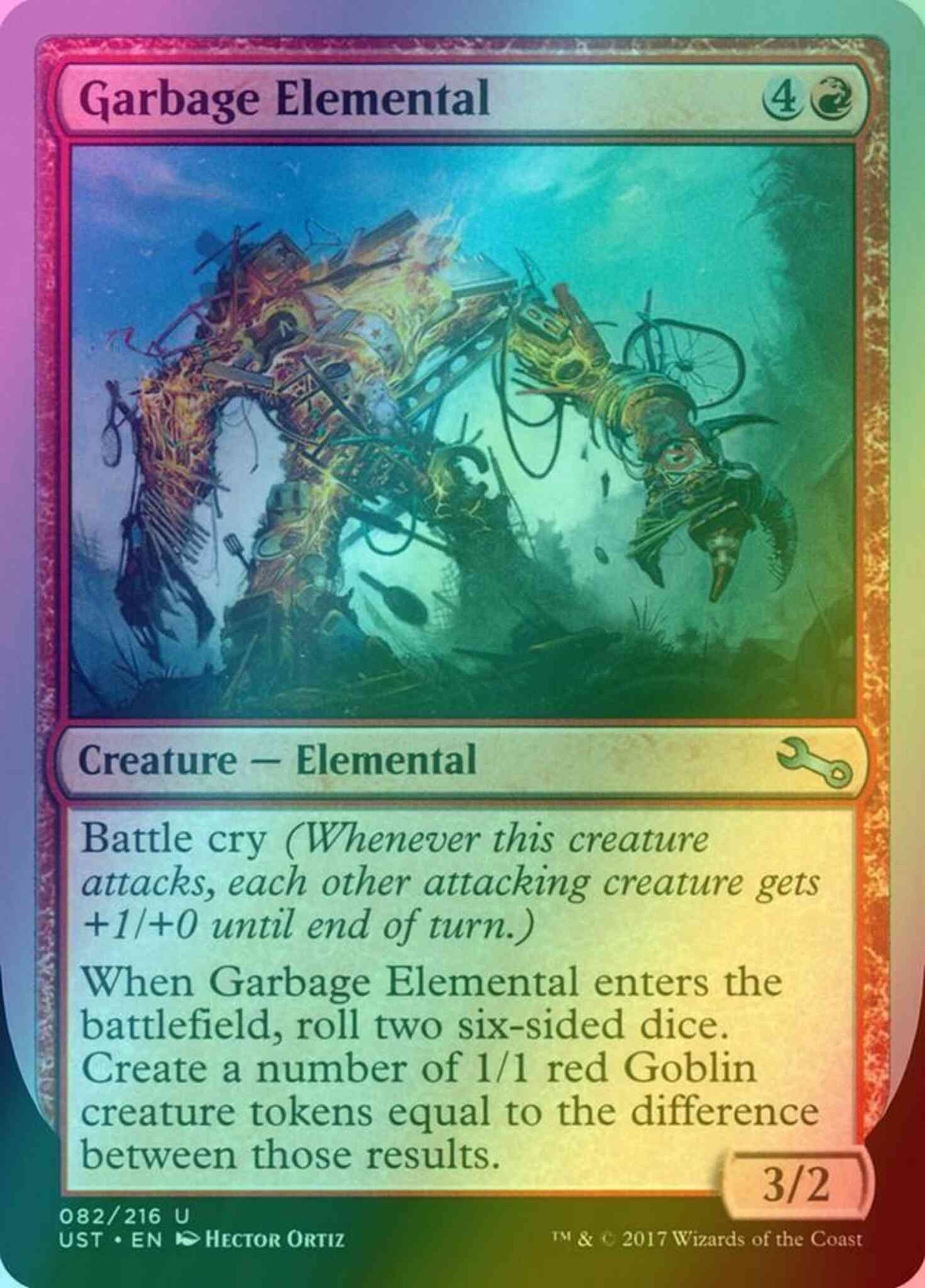 Garbage Elemental [82c] [c] [Unstable] [Foil]