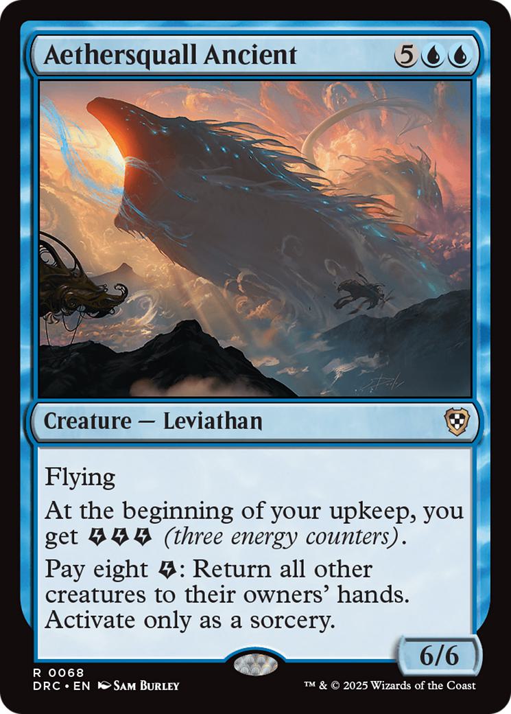 Aethersquall Ancient [68] [Aetherdrift: Commander] [Non-Foil]