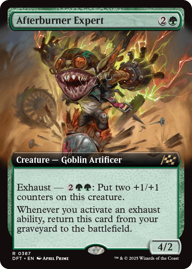 Afterburner Expert [387] [Extended Art] [Aetherdrift] [Non-Foil]