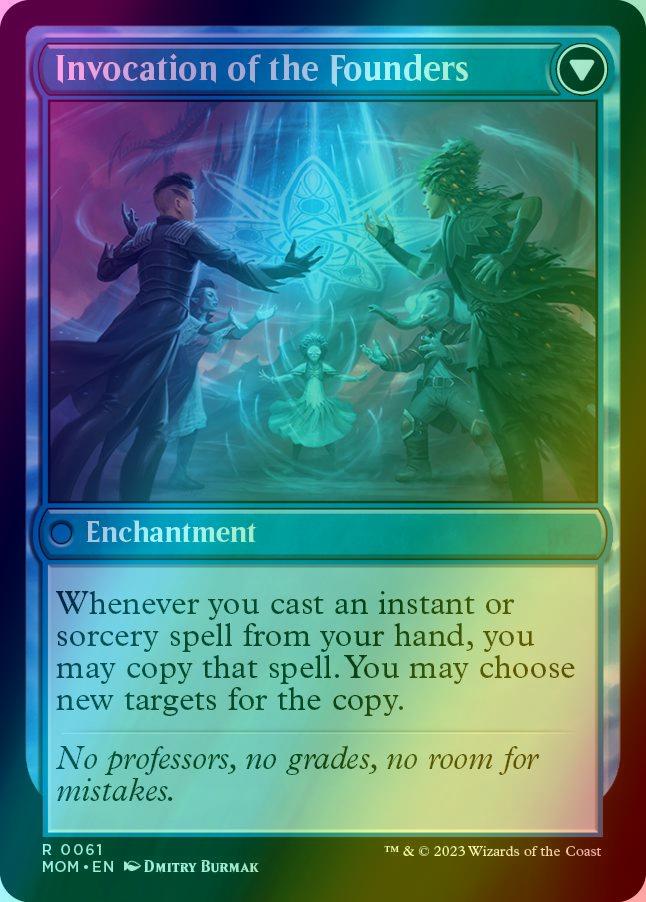 Invasion of Arcavios // Invocation of the Founders [61] [March of the Machine] [Foil]