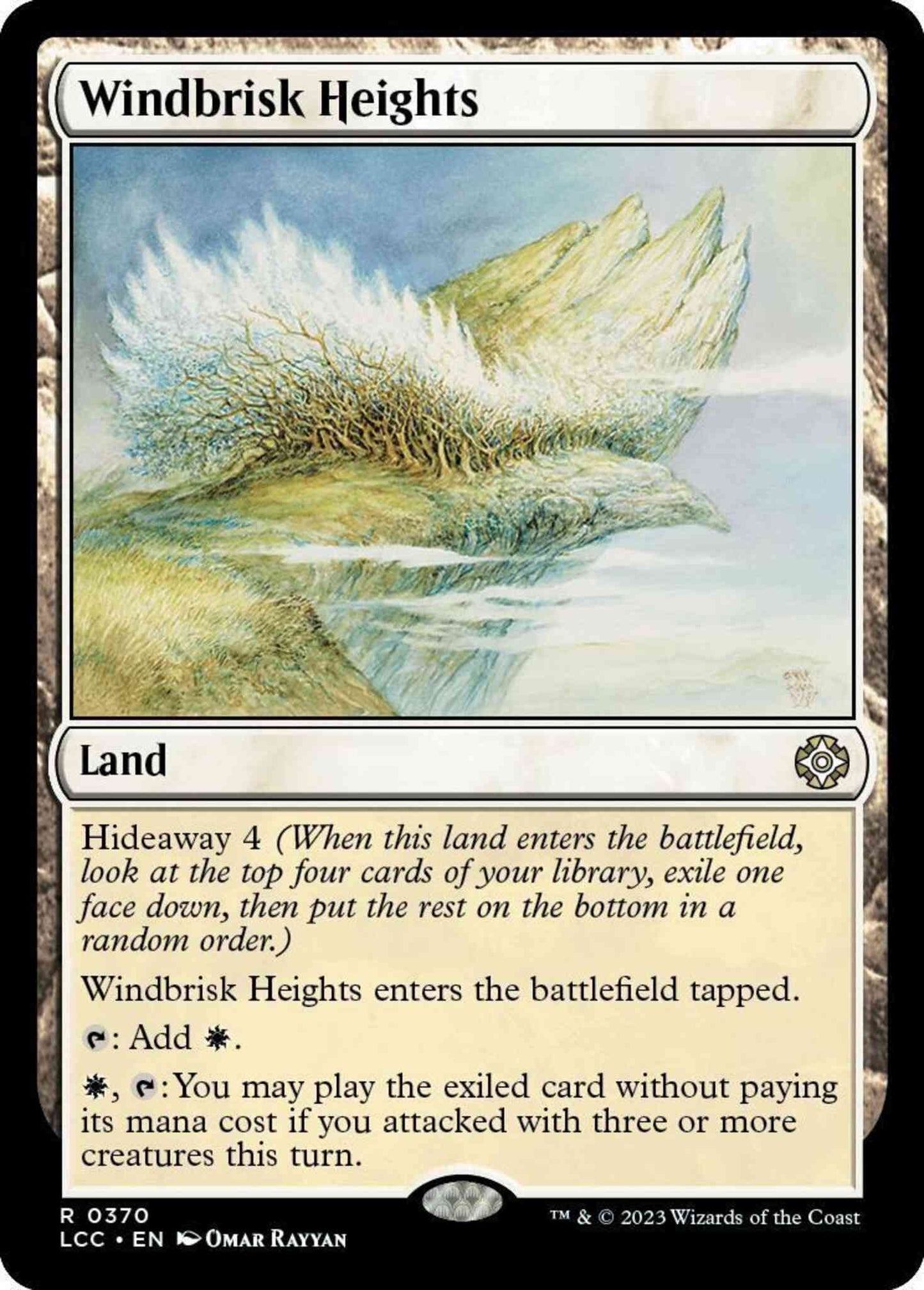 Windbrisk Heights [370] [The Lost Caverns of Ixalan: Commander] [Non-Foil]