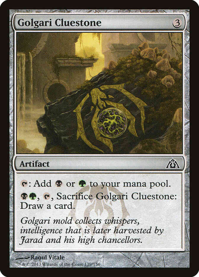 Golgari Cluestone [139] [Dragon's Maze] [Non-Foil]