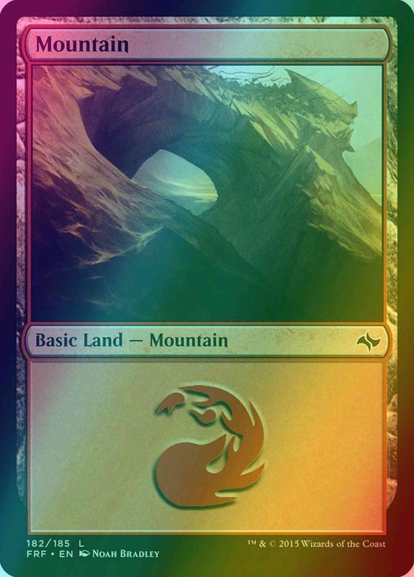 Mountain [182] [Fate Reforged] [Foil]