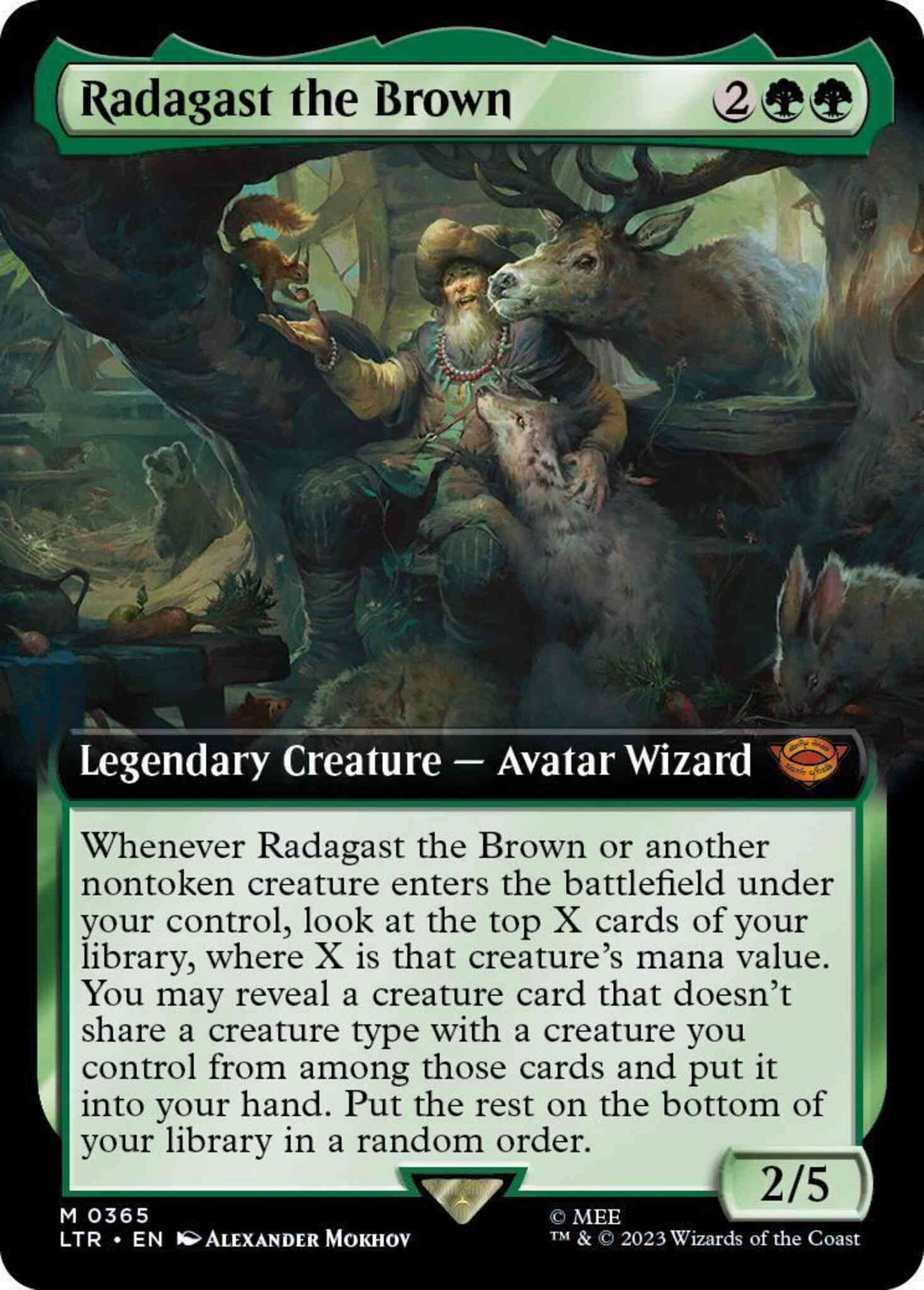 Radagast the Brown [365] [Extended Art] [The Lord of the Rings: Tales of Middle-earth] [Non-Foil]