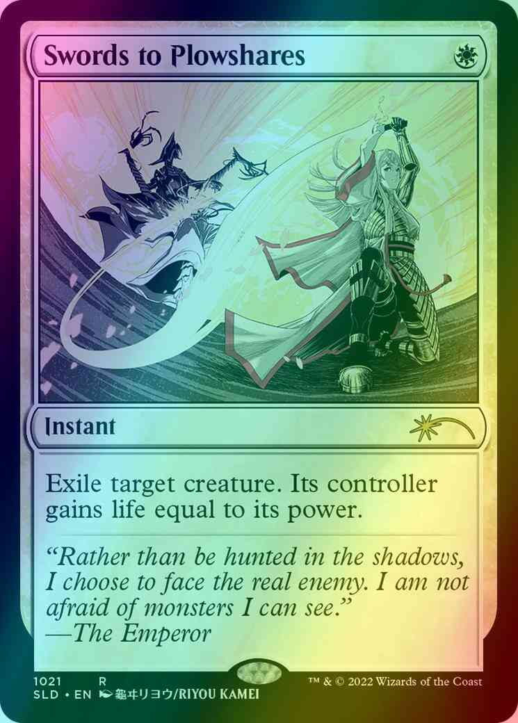 Swords to Plowshares [1021] [Kamigawa Manga] [Secret Lair Drop] [Foil]