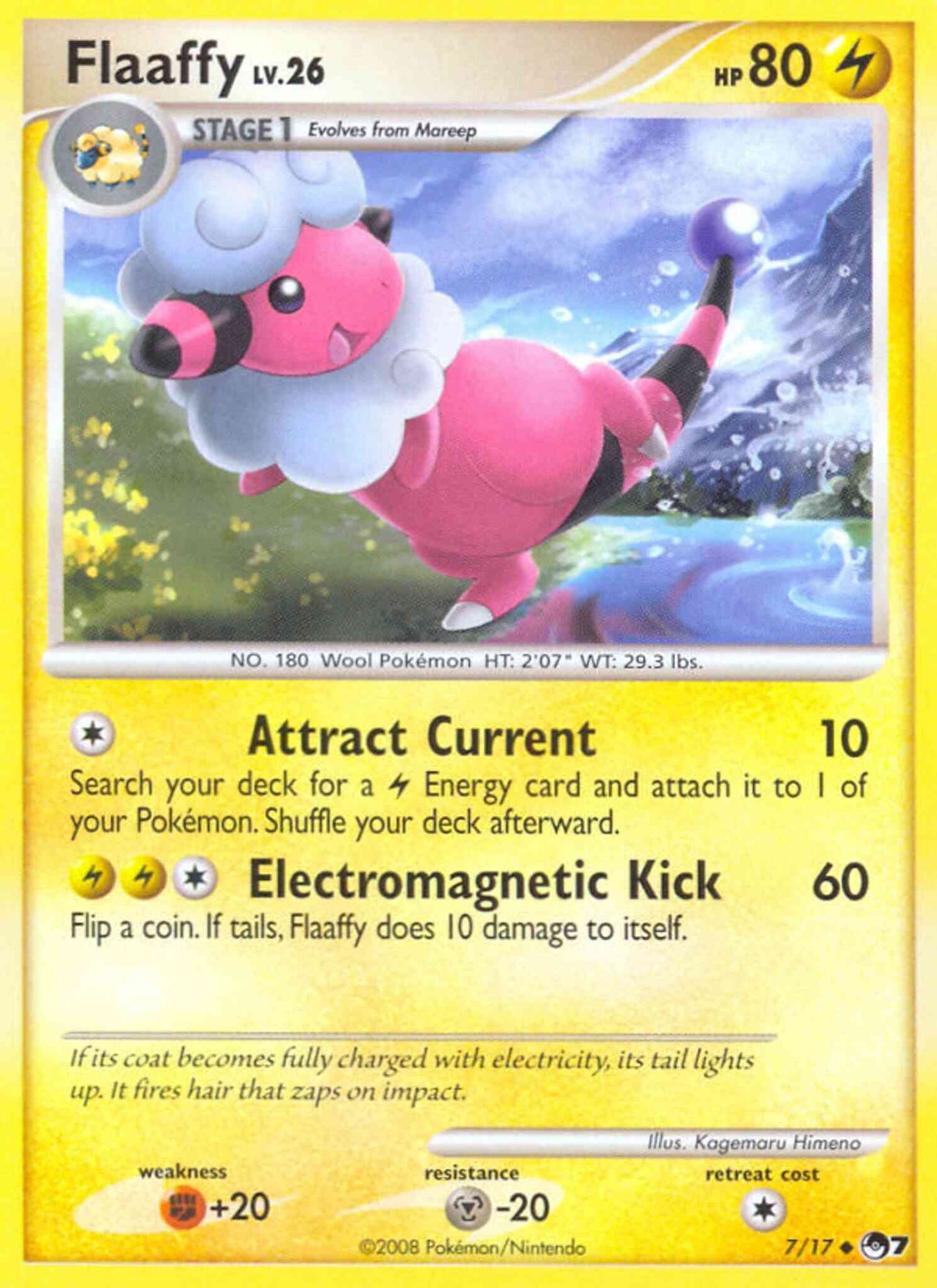 Flaaffy - 7/17 - Uncommon [pop7-7] [Non-Holo]