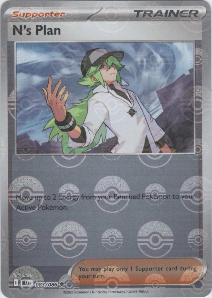 N's Plan - Poké Ball Pattern - 083/086 - Uncommon [sv105b-083] [Reverse Holo]