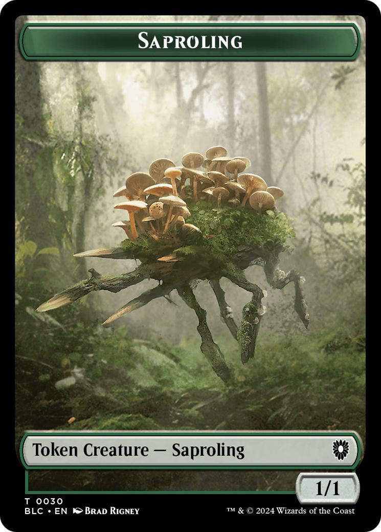 Hamster Token (22) // Saproling Token (30) [Bloomburrow: Commander: Tokens] [Non-Foil]