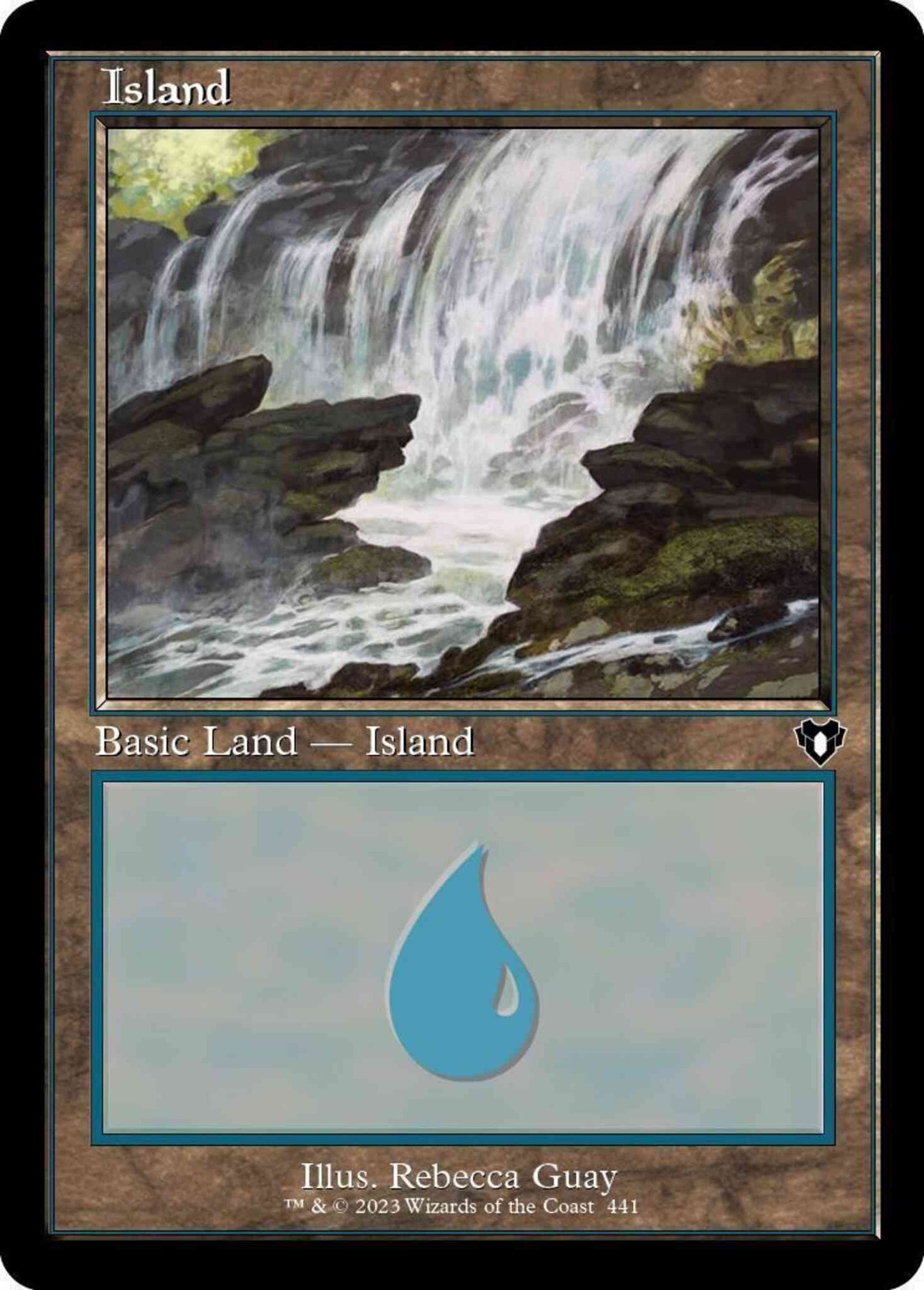 Island [441] [Retro Frame] [Commander Masters] [Non-Foil]