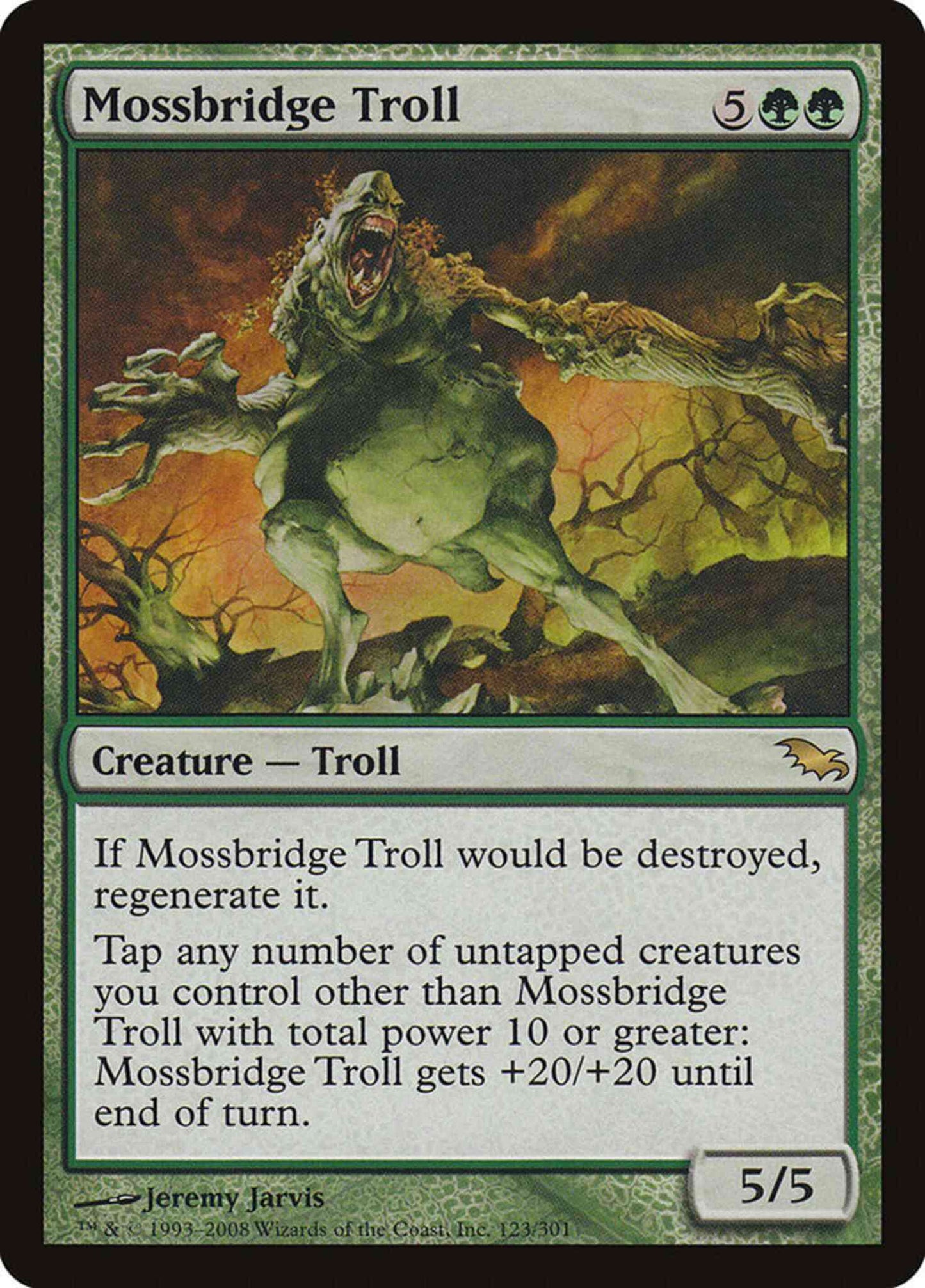 Mossbridge Troll [123] [Shadowmoor] [Non-Foil]