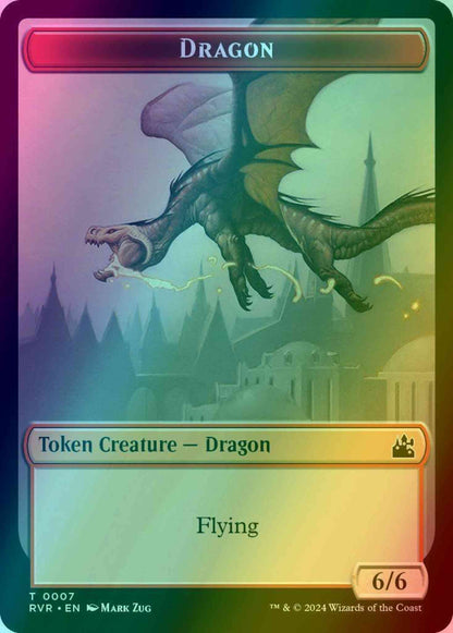 Dragon Token (07) // Goblin Token (08) [Ravnica Remastered: Tokens] [Foil]