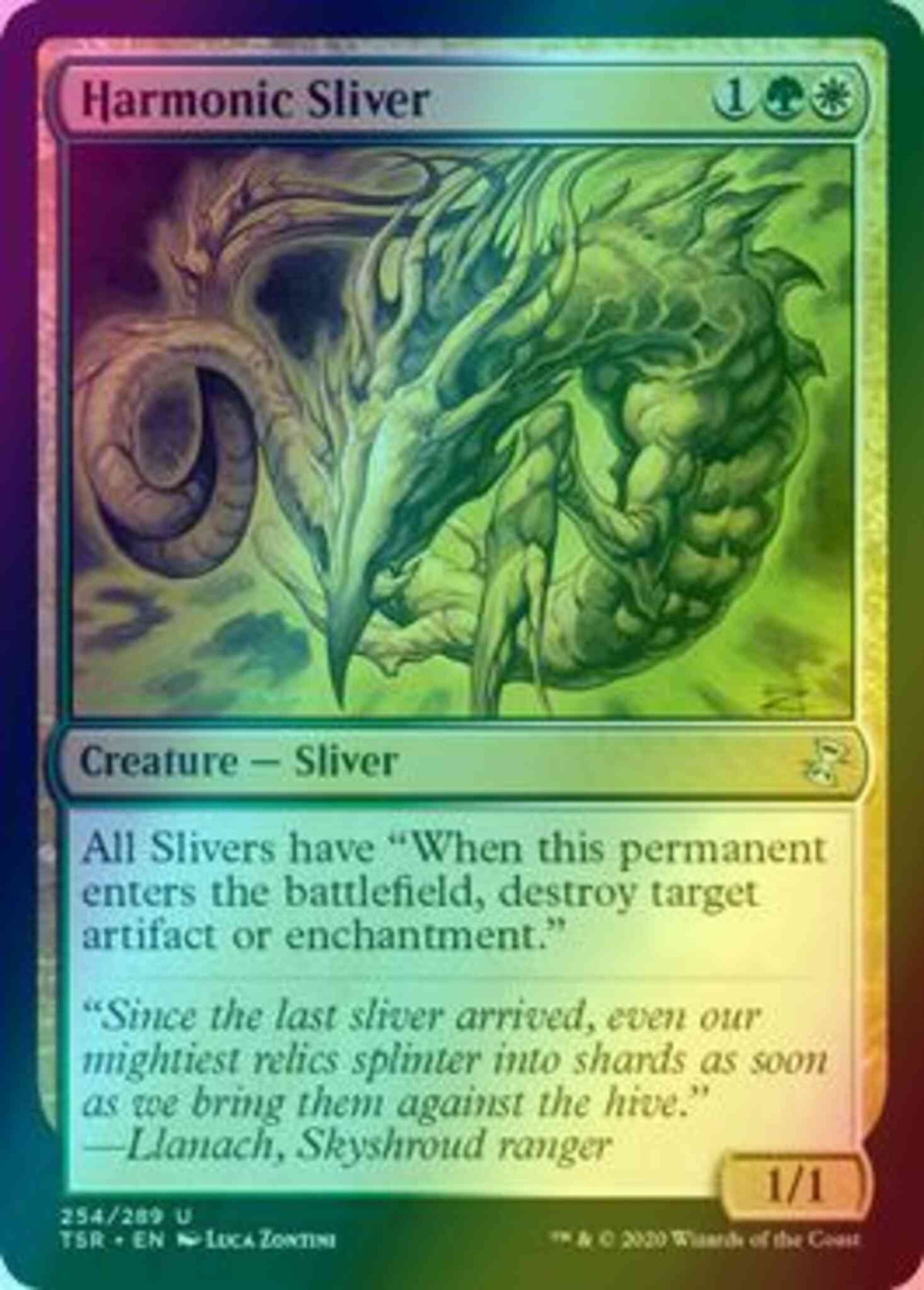 Harmonic Sliver [254] [Time Spiral Remastered] [Foil]