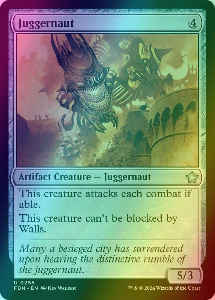 Juggernaut [255] [Foundations] [Foil]