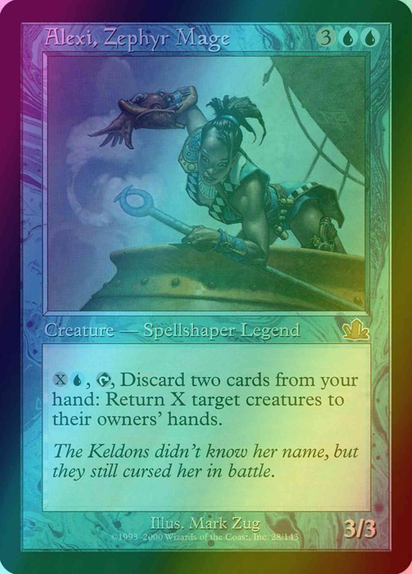 Alexi, Zephyr Mage [28] [Prophecy] [Foil]