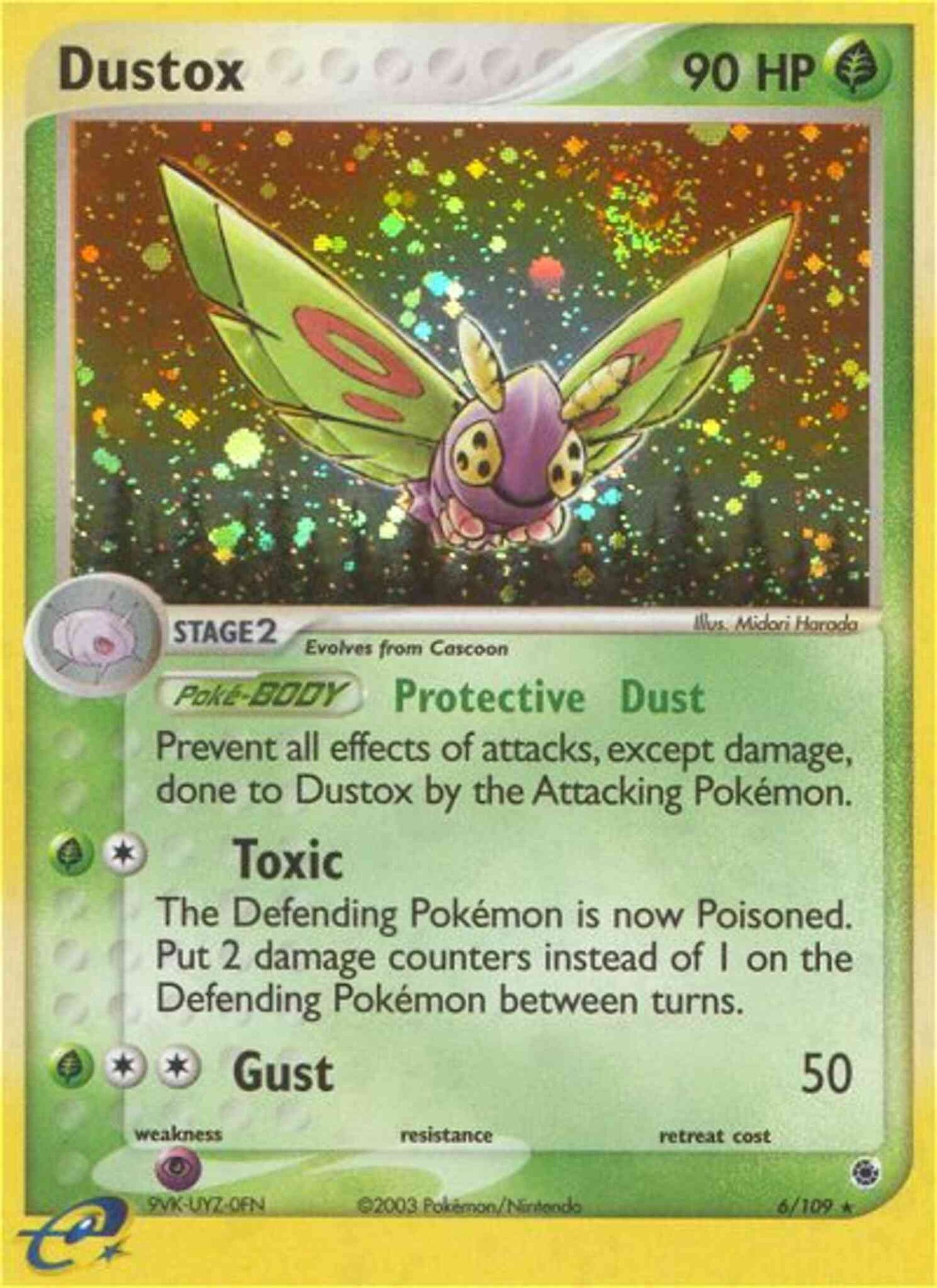 Dustox - 6/109 - Rare Holo [ex1-6] [Holo]