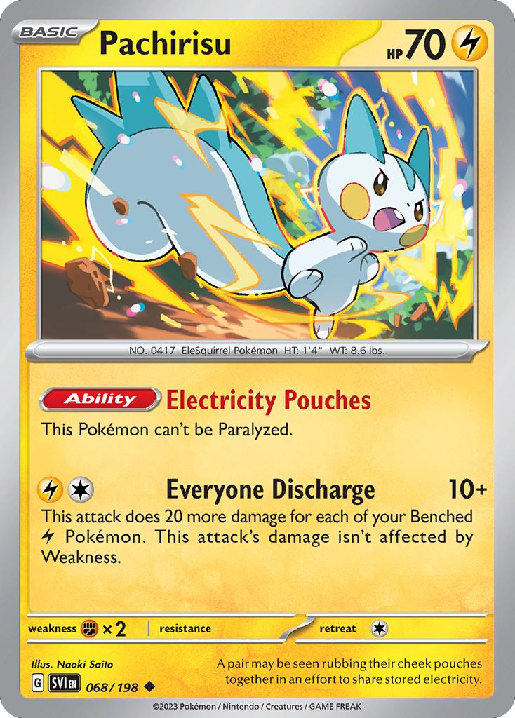 Pachirisu - 068/198 - Uncommon [sv01-068] [Non-Holo]