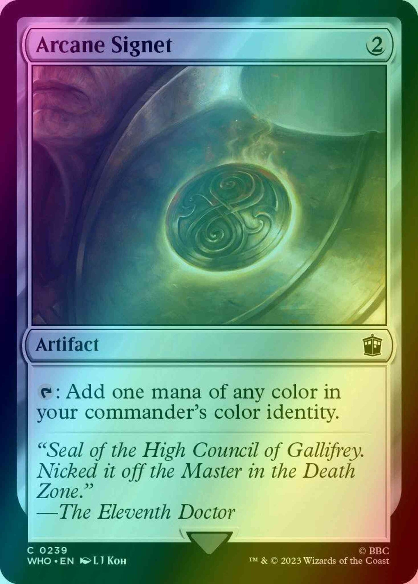 Arcane Signet [239] [Universes Beyond: Doctor Who] [Foil]