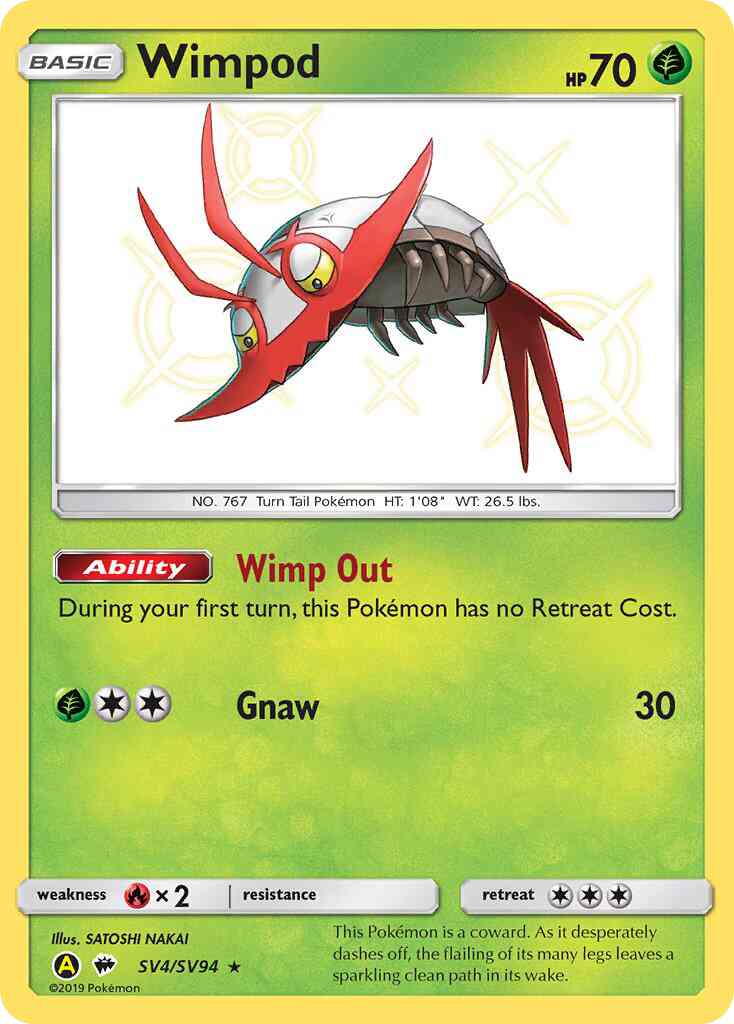 Wimpod - SV4/SV94 - Rare Holo [sma-SV4] [Holo]