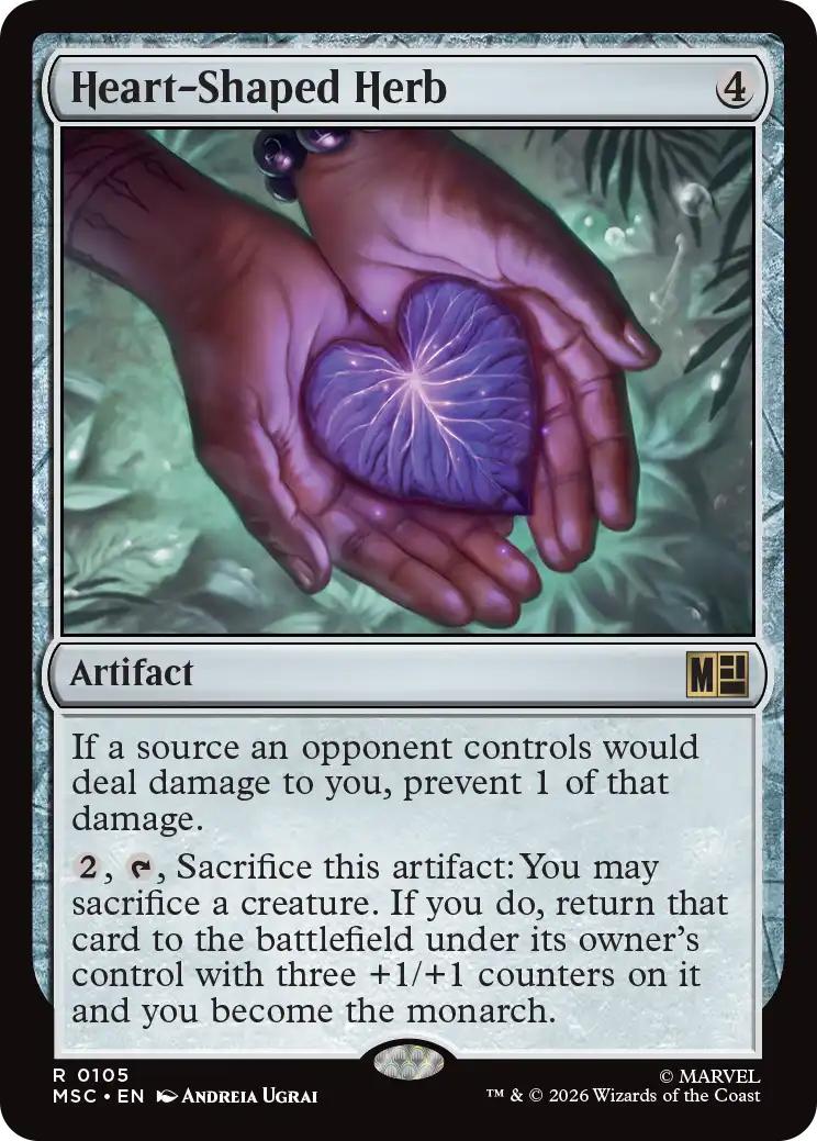 Heart-Shaped Herb [105] [Marvel Super Heroes: Commander] [Non-Foil]